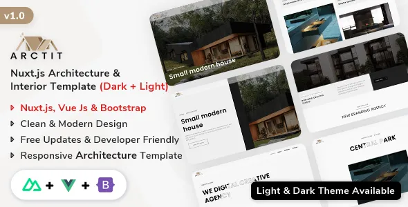 Arctit - Vue Nuxt.js Architecture & Interior Template 1 Arctit - Vue Nuxt.js Architecture & Interior Template