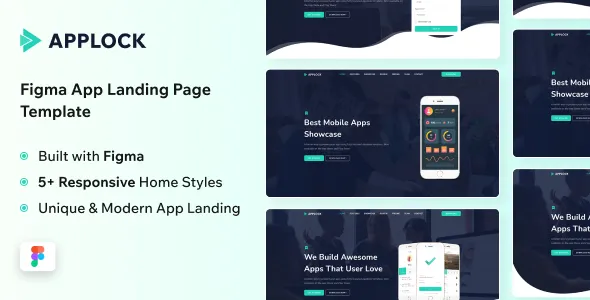 Applock - Figma App Landing Page for SaaS & Mobile Apps 1 Applock - Figma App Landing Page for SaaS & Mobile Apps