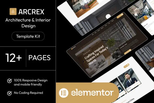 Arcrex - Architecture & Interior Design Elementor Template Kit 1 Arcrex - Architecture & Interior Design Elementor Template Kit