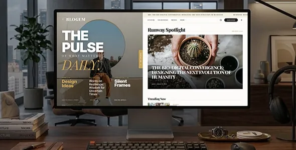 Blogum — Newspaper, Blog & Magazine WordPress Theme 1 Blogum — Newspaper, Blog & Magazine WordPress Theme