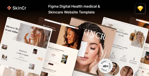 SkinCr - Sketch Healthcare & Skincare Template 1 SkinCr - Sketch Healthcare & Skincare Template