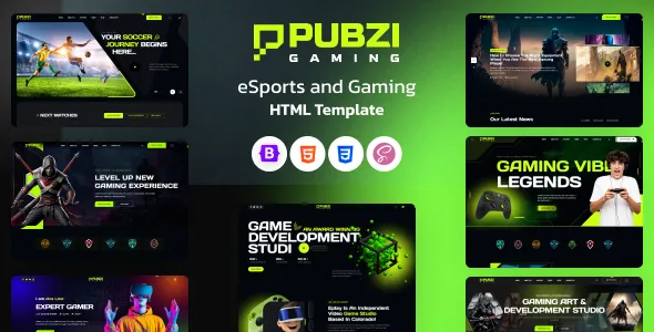 Pubzi – eSports and Gaming HTML Template 1 Pubzi – eSports and Gaming HTML Template